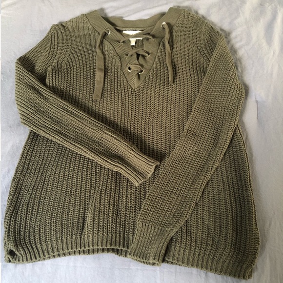Olive Green Sweater